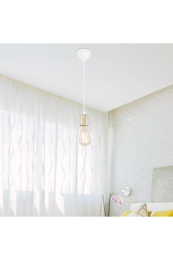 Modelight Dekoratif Tesisat Beyaz-gold - Resim 2
