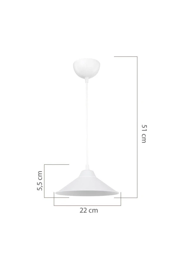 Modelight Delta Sarkıt Beyaz - Resim 4