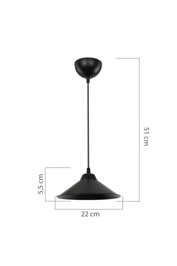 Modelight Delta Sarkıt Siyah - Resim 4