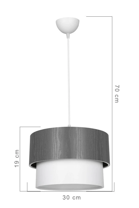Modelight Deko Gri Sarkıt - Resim 3