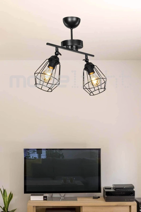 Modelight Ekinoks 2li Avize ürün görseli 1