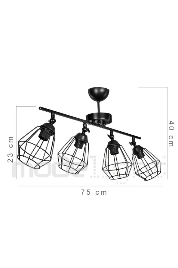 Modelight Ekinoks 4lü Avize - Resim 3