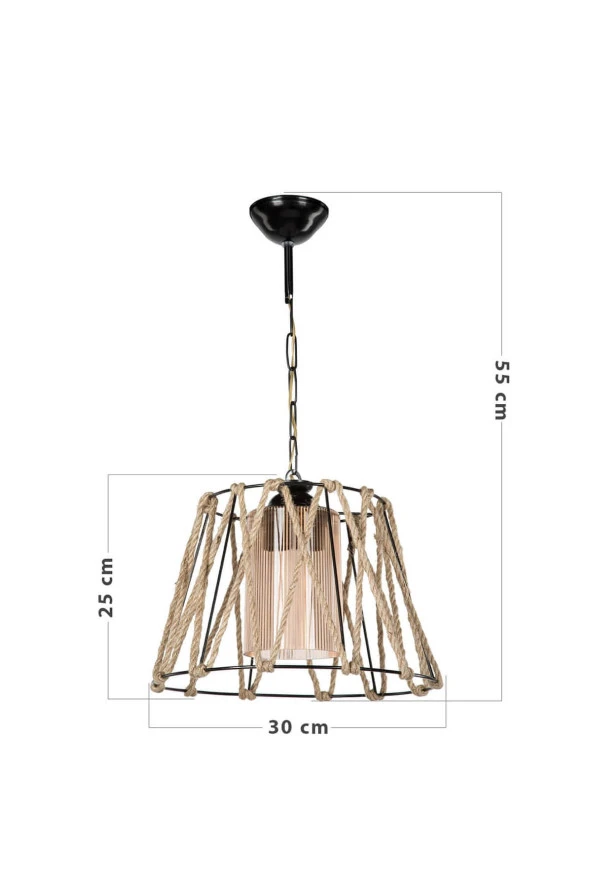 Modelight Gezegen Tekli Optik Bal Camlı Avize - Resim 2