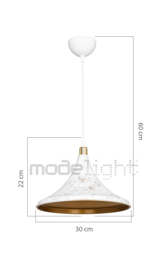Modelight Kalyon Sarkıt Beyaz - Resim 2
