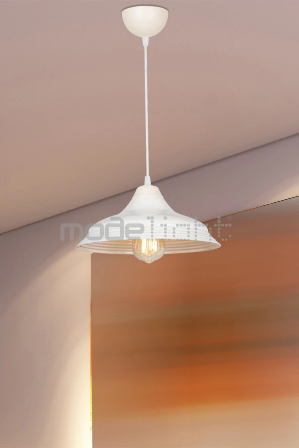 Modelight Lama Metal Sarkıt Krem - Resim 2