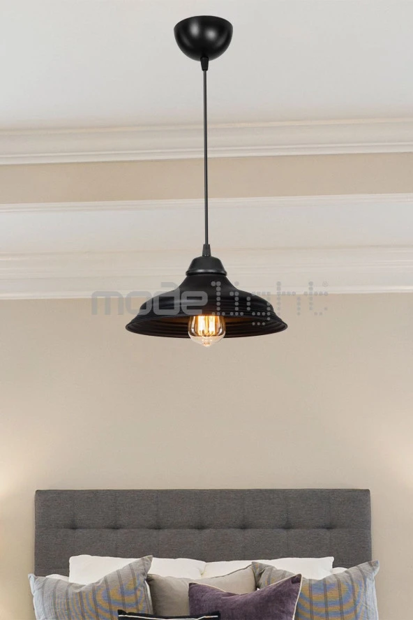Modelight Lama Metal Sarkıt Siyah - Resim 4