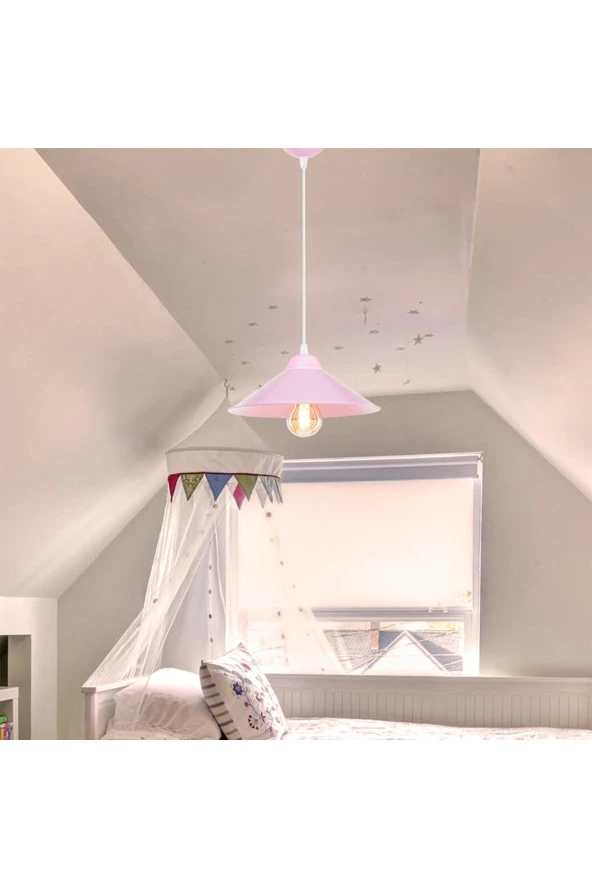 Modelight Maya Tekli Sarkıt Pembe - Resim 2