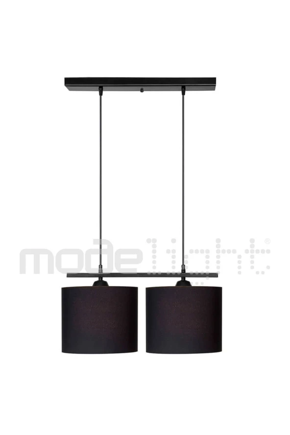Modelight Medusa Siyah 2li Sıralı Avize - Resim 3