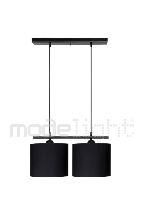 Modelight Medusa Siyah 2li Sıralı Avize - Resim 4