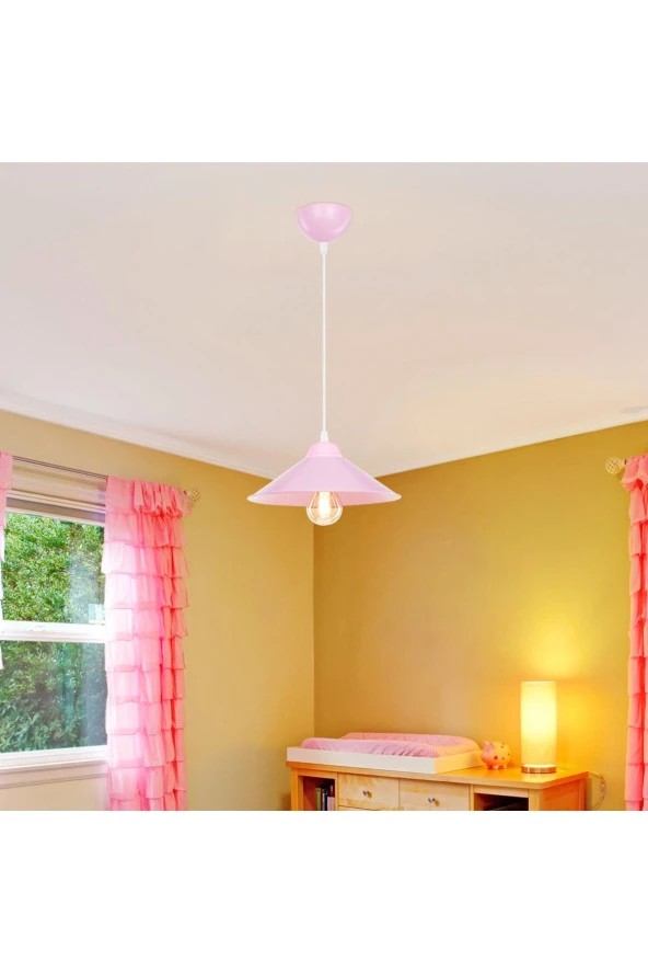 Modelight Maya Tekli Sarkıt Pembe - Resim 4