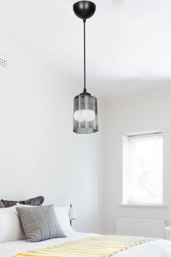 Modelight Optik Üçgen Füme Sarkıt - Resim 3