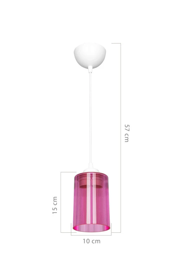 Modelight Pembe Optik Promo Sarkıt - Çift Ampul Görünümlü - Resim 4