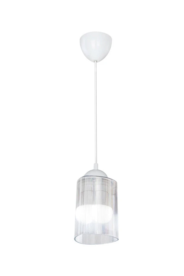 Modelight Optik Üçgen Şeffaf Sarkıt - Resim 5