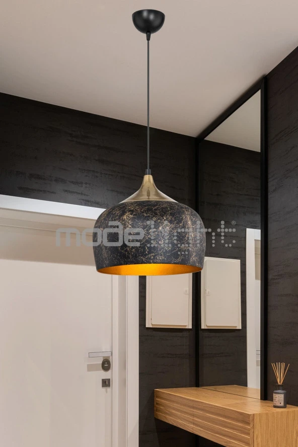 Modelight Sante Metal Sarkıt Siyah - Resim 2