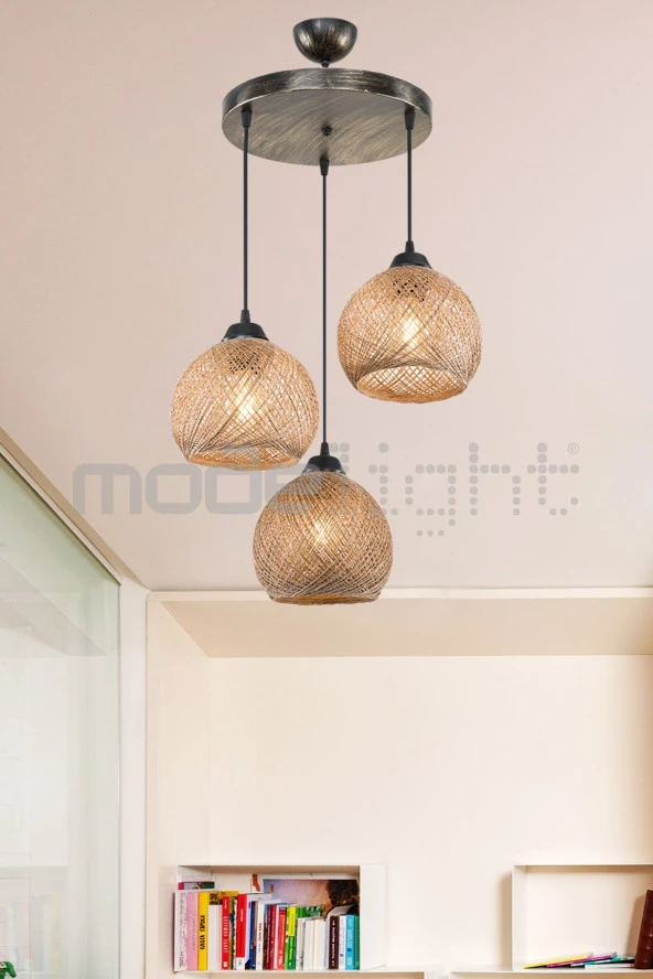 Modelight Yumak 3ü Çember Avize Salon-oturma Odası-çocuk Odası-yatak Odası-yemek Odası-antre-hol-mutfak ürün görseli 1
