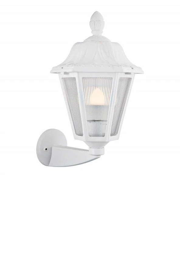 Modelight Büyük Optik Altıgen Aplik Beyaz - Resim 3