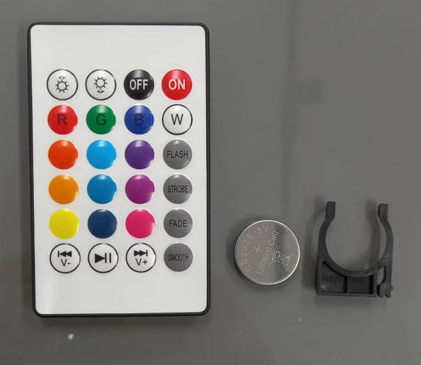 RGB LEDLİ ÜRÜNLER İÇİN YEDEK KUMANDA ürün görseli 1