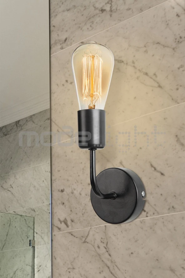 Modelight Koska Aplik Siyah Salon-oturma Odası-çocuk Odası-yatak Odası-yemek Odası-antre-mutfak ürün görseli 1