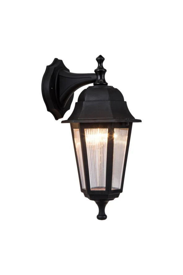 Modelight Optik Altıgen Ters Aplik Siyah - Resim 2
