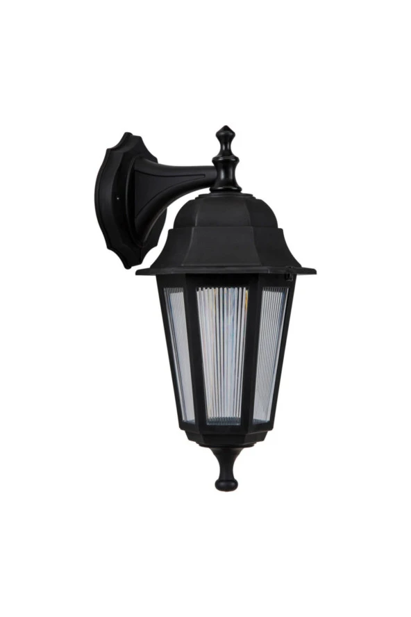 Modelight Optik Altıgen Ters Aplik Siyah - Resim 3