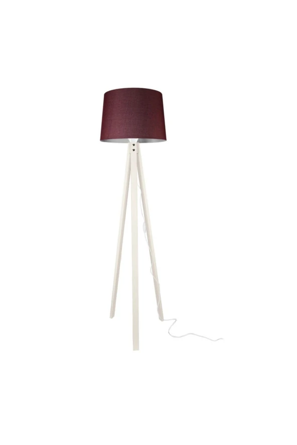 Modelight Deko Lambader Krem Ayak / Bordo Şapka - Resim 2