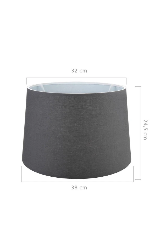 Modelight Deko Lambader Şapkası Füme - Resim 2