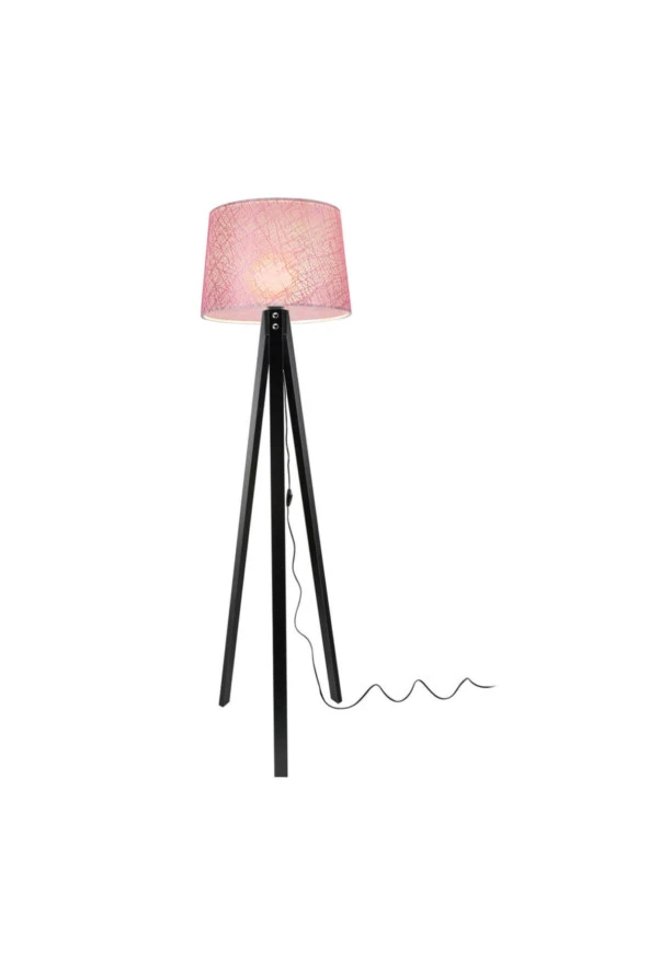 Modelight Deko Lambader Siyah Ayak / File Pembe Şapka - Resim 4
