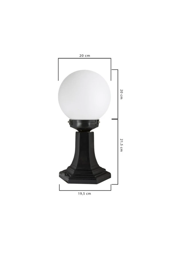 Modelight Dış Mekan Altıgen Sehpalı Set Üstü 20cm - Resim 2