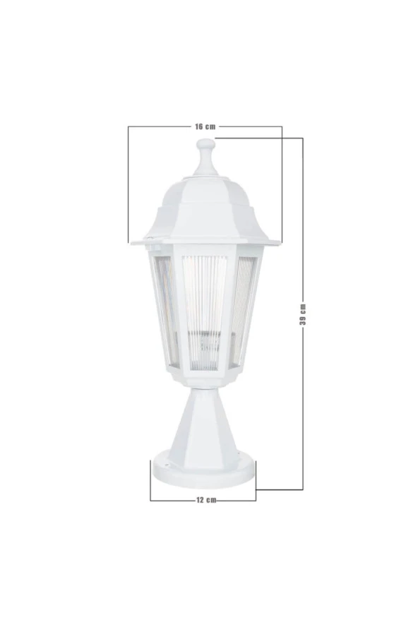 Modelight Optik Altıgen Setüstü Beyaz - Resim 2