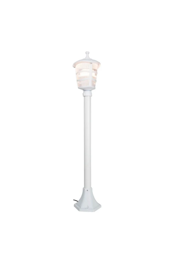 Modelight Optik Üçgen Çim Direği Beyaz Mdl.3128 - Resim 4