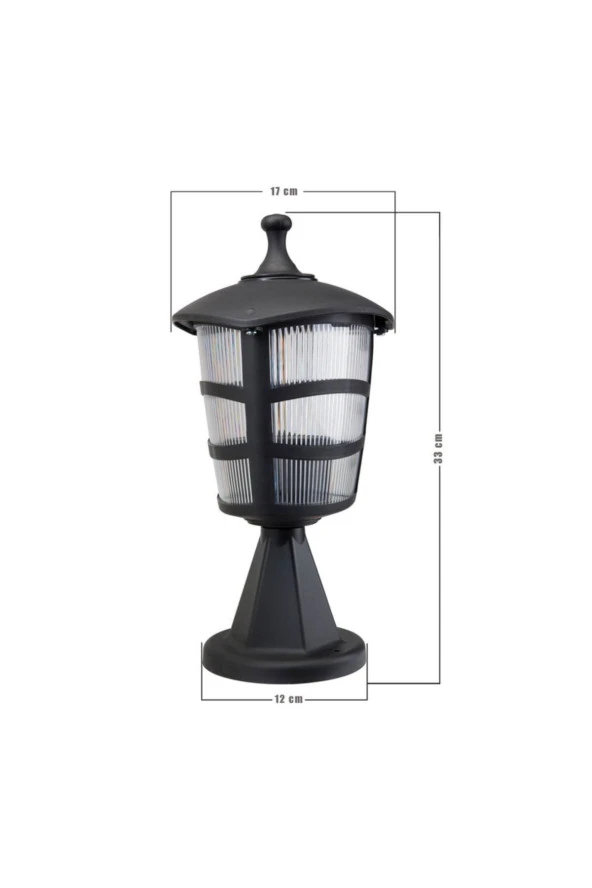 Modelight Optik Üçgen Setüstü Siyah - Resim 2