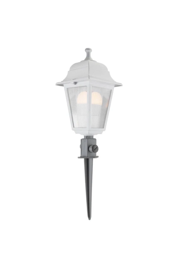 Modelight Optik Çime Saplama Kare Beyaz - Resim 4