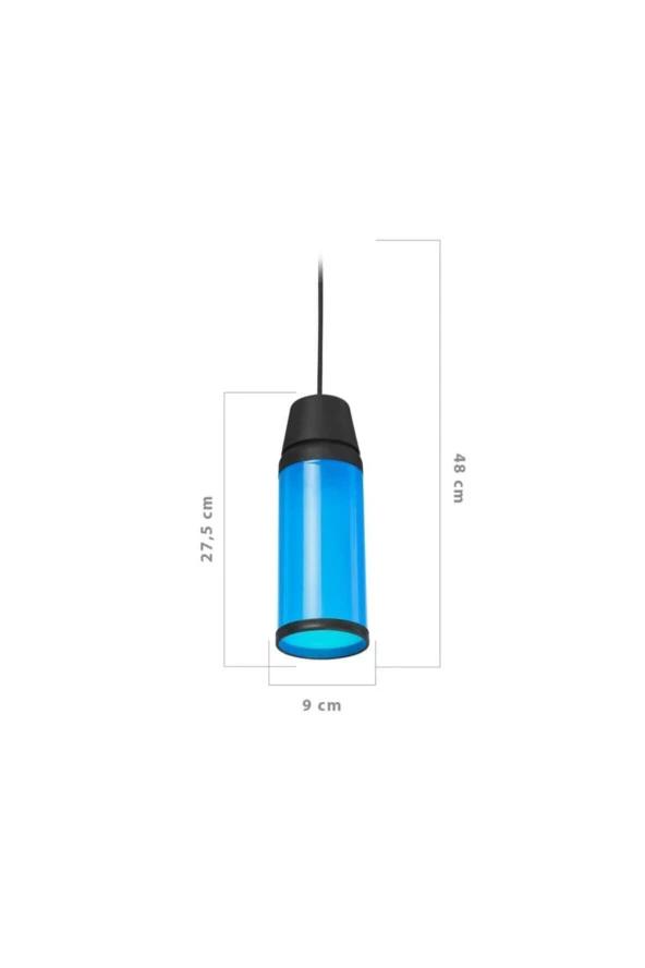 Modelight Kapsul Ağaç Feneri Mavi - Resim 3