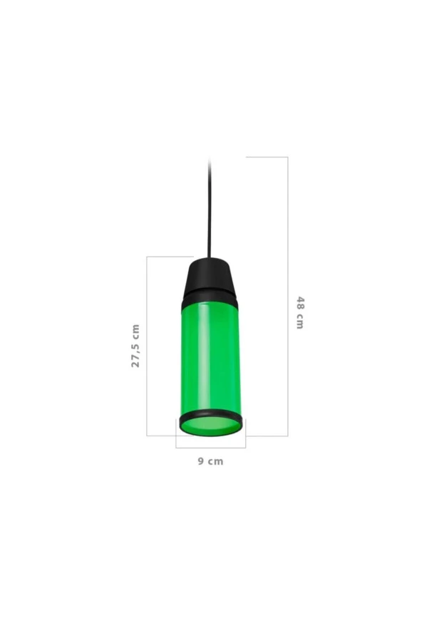 Modelight Kapsul Ağaç Feneri Yeşil - Resim 4