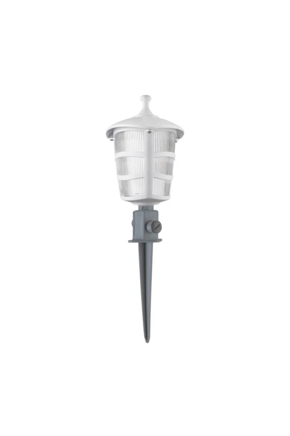 Modelight Optik Çime Saplama Üçgen Beyaz - Resim 4