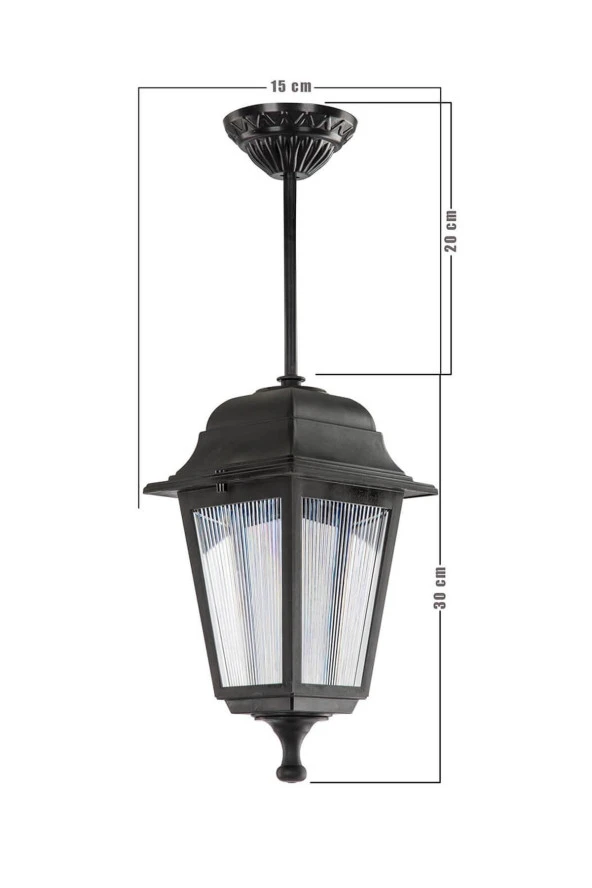 Modelight Optik Kare Sarkıt Siyah - Resim 4