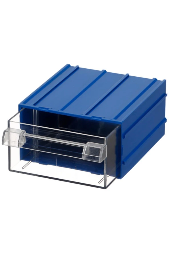 MANO Mk-20 Plastik Çekmeceli Kutu Mavi 100 mm X 140 mm X 52 mm ürün görseli 1