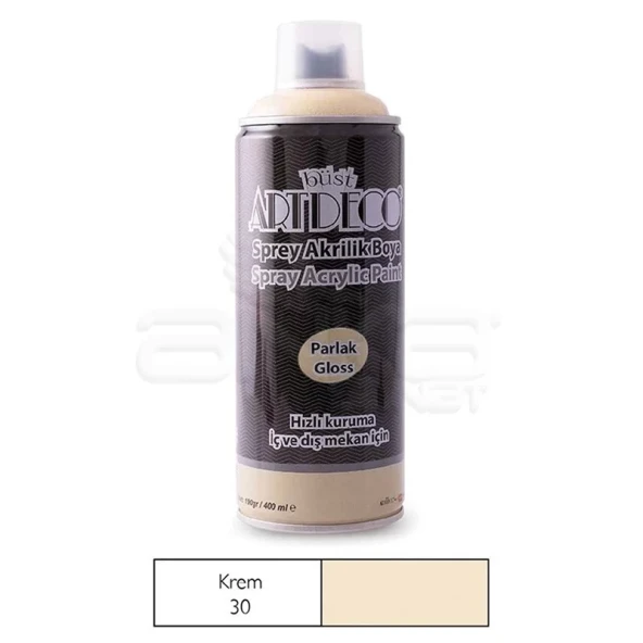 Artdeco Akrilik Sprey Boya 400ml 30 Krem ürün görseli 1