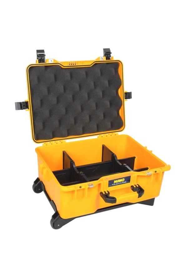 MANO Mtc 460Pl Sarı - Yumurta Sünger + Plastik Bölmeli Tough Case Pro Takım Çantası ürün görseli 1