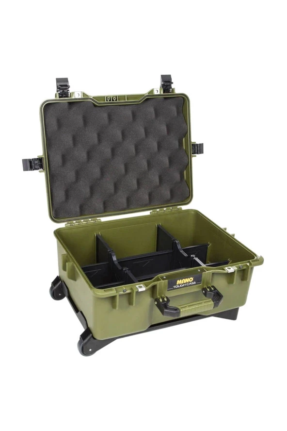 MANO Mtc 460Pl Yeşil - Yumurta Sünger + Plastik Bölmeli Tough Case Pro Takım Çantası ürün görseli 1
