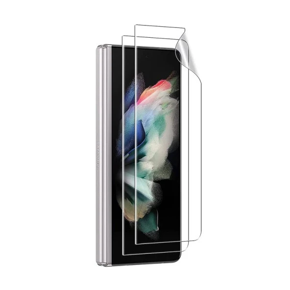 Galaxy Z Fold4 Premium Ön+Arka Body Şeffaf Ultra koruyucu Nano Jelatin ürün görseli 1