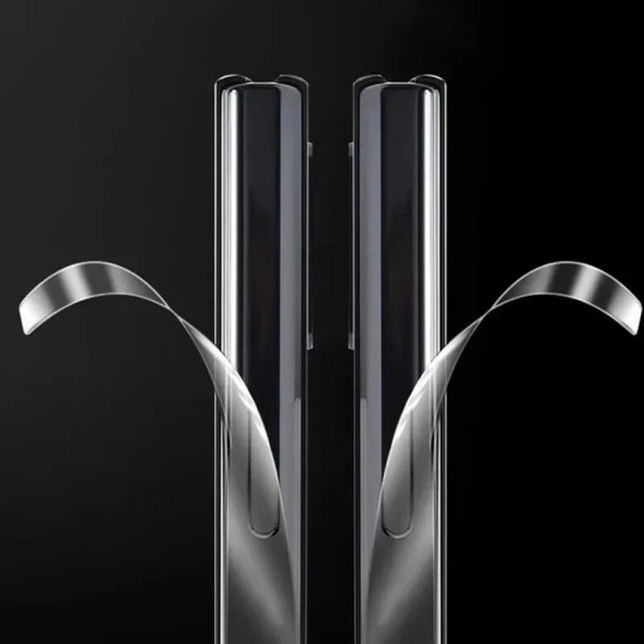 Galaxy Z Flip5 Premium Çerçeve filmi  Şeffaf Ultra koruyucu Nano Jelatin ürün görseli 1