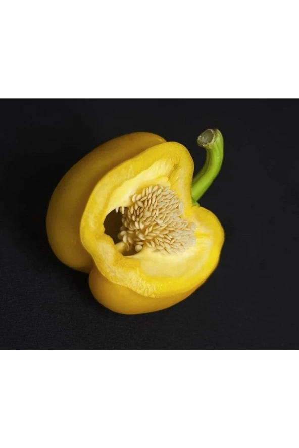 Ayc Botanik 20 Adet Organic Canary Yellow Bell Biber Tohumu ürün görseli 1