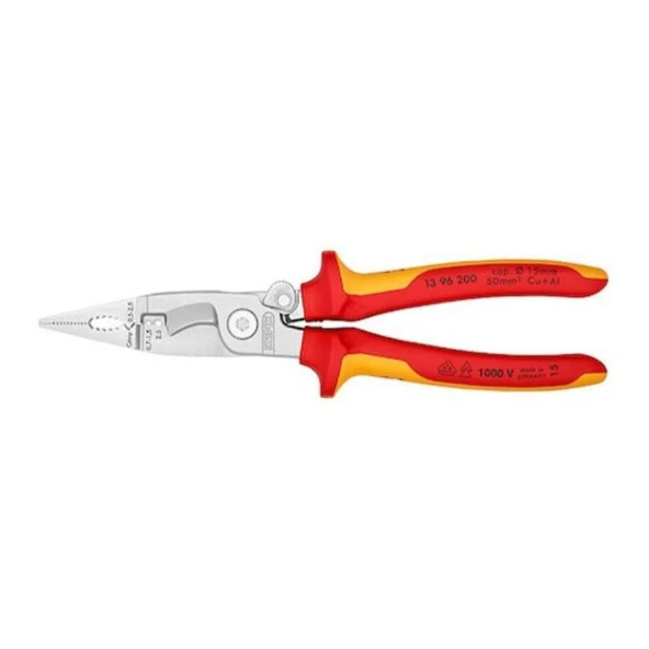 Knipex 1396200 Çok Fonksiyonlu Elektrikçi Pensesi ürün görseli 1