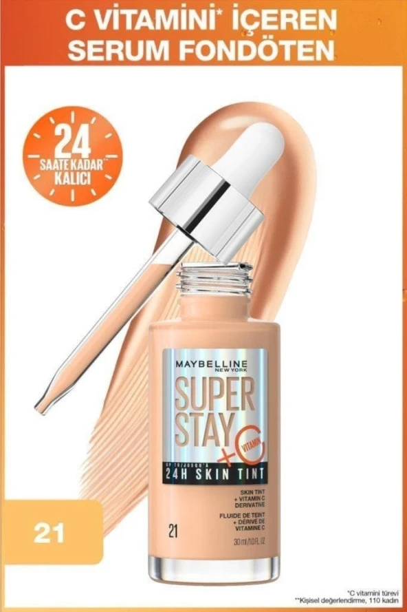 Maybelline New York Super Stay Skin Tint Fondöten - 21 ürün görseli 1