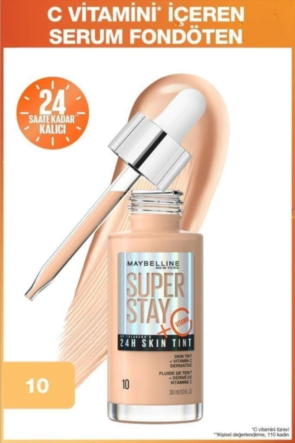 Maybelline New York Super Stay Skin Tint Fondöten - 10 ürün görseli 1