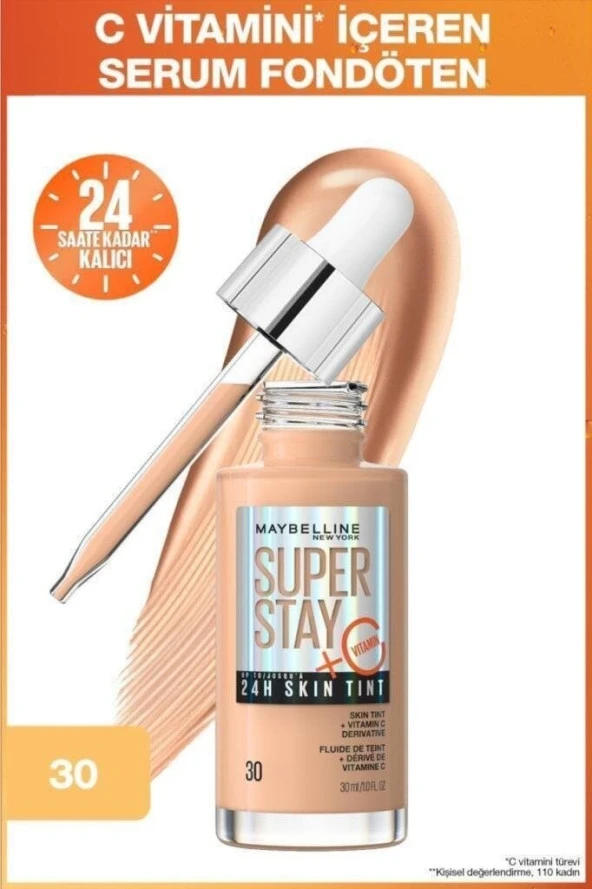 Maybelline New York Super Stay Skin Tint Fondöten - 30 ürün görseli 1