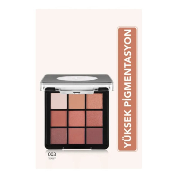 Flormar Exclusive Eyeshadow Palette 003 Sunset ürün görseli 1