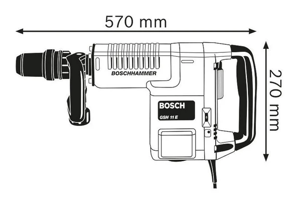 Bosch GSH 11 E Kırıcı Matkap - 0611316703 - Resim 3