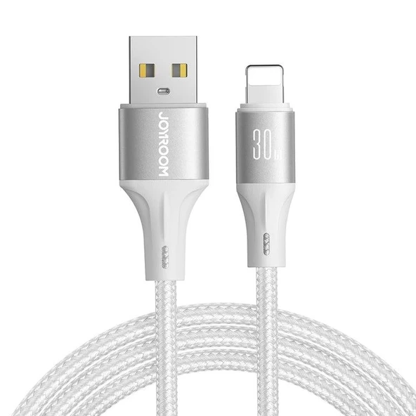 Joyroom Usb-Lighting Metal Hızlı Şarj Ve Data Kablo 3 Amper 1.2 Metre ürün görseli 1